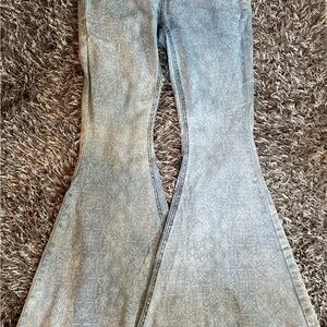 Rock & Roll Cowgirl Light Blue Flare Jeans